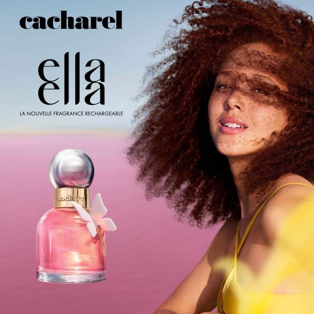 Cacharel - Ella Ella - Eau de Parfum - Parfum d'une femme Libre, Vibrante, Rayonnante - Fragrance Florale Chyprée - Parfum Rechargeable - Longue Tenue - Parfum de Luxe pour Femme – Image 2